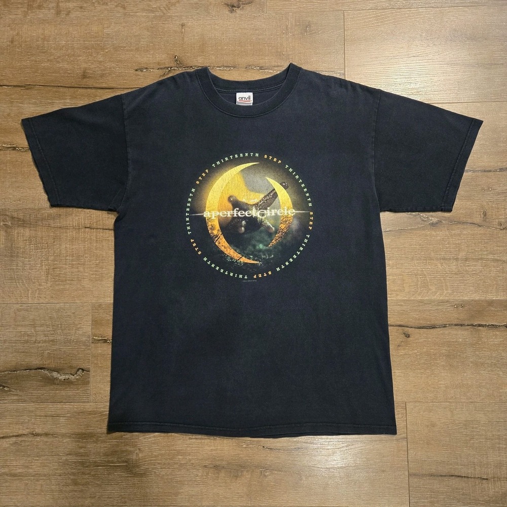 CLEAN Vintage A Perfect Circle Thirteenth Step 2003 Tour Concert Band Shirt LRG
